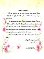 Giáo dục hành vi đạo đức cho trẻ mẫu giáo 5 6 tuổi thông qua chế độ sinh hoạt hàng ngày ở trường mầm non bảo ninh, đồng hới, quảng bình 