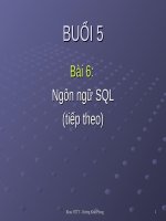 Slide bài giảng môn cơ sở dữ liệu (ĐH quốc gia HCM)