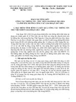 Báo cáo tổng kết công tác thông tin thư viện Đại học Thái Nguyên năm 2016