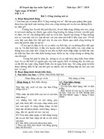 Giáo án vnen ngữ văn 7 hay, đầy đủ, đảm bảo chuẩn kiến thức kĩ năng