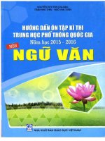 HƯỚNG dẫn ôn tập kì THI TRUNG học PHỔ THÔNG QUỐC GIA năm học 2015 2016 môn NGỮ văn NGUYỄN DUY KHA