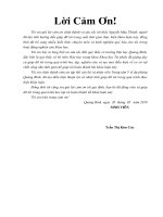 Phân tích, đánh giá hàm lượng một số kim loại trong lá cây chùm ngây (moringa oleifera) ở khu vực thành phố đồng hới tỉnh quảng bình bằng phương pháp f  AAS 