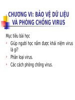 Giáo trình môn tin học đại cương: Chương 6