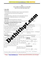 Giáo án chuẩn theo bộ GDĐT môn vật lý lớp 11 chương trình dạy thêm   file word 