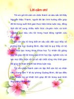 Phân tích, đánh giá hàm lượng một số kim loại trong thịt cá bống cát (glossogobius giuris) ở khu vực sông kiến giang qua địa phận huyện quảng ninh, tỉnh quảng bình bằng phương pháp AAS 