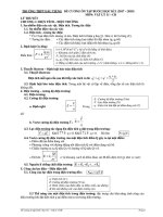 Ôn tập học kì 1 môn vật lý 11 