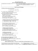 tổng họp lý thuyết ngữ pháp tiếng anh 8 hk2