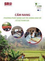 CẨM NANG PHƯƠNG PHÁP ĐÁNH GIÁ TÁC ĐỘNG SINH KẾ CÓ SỰ THAM GIA