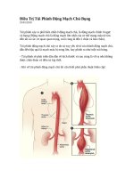 Điều trị túi phình động mạch chủ bụng