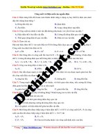 14 câu hỏi về công suất và hiệu suất của nguồn điện 