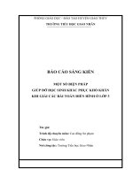 Sang kien kinh nghiem toan lop 3