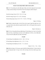 Bài tập phân só môn toán lớp 5 