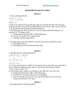 Đề kiểm tra giữa kì 2 toán 8 