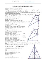 Bài tập nâng cao hình học lớp 8 
