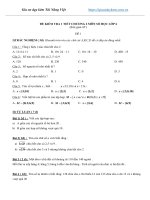 Đề kiểm tra 1 tiết chương 2 môn số học lớp 6 