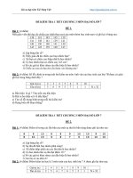 Đề kiểm tra 1 tiết chương 3 môn đại số lớp 7 