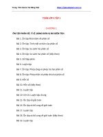 Toán lớp 5 tài liệu môn toán lớp 5 