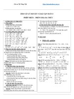 Tóm tắt lý thuyết và bài tập toán 8 