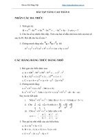 Bài tập toán nâng cao lớp 8 