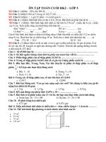 Đề cương ôn tập toán lớp 5 