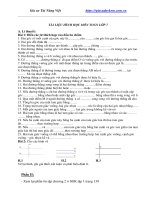 Tài liệu môn toán lớp 7 hình học 