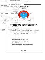 Đồ án tốt nghiệp  NGHIÊN CỨU, CHẾ TẠO VÀ THỬ NGHIỆM KHẢ NĂNG PHÂN HỦY SINH HỌC CỦA POLYME TỪ TINH BỘT SẮN LÀM MÀNG PHỦ SINH HỌC