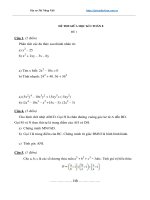 Đề kiểm tra giữa kì 1 toán 8 