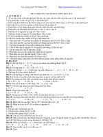 Đề cương ôn tập toán 6 học kỳ 1 