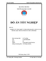 Đồ án tốt nghiệp  NGHIÊN CỨU TỔNG HỢP VÀ TINH CHẾ ISOAMYL AXETAT LÀM HƯƠNG LIỆU CHO SẢN PHẨM TẨY RỬA SINH HỌC