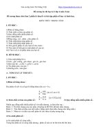 Đề cương ôn tập toán 6 học kỳ 2 