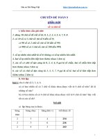 Chuyên đề môn toán lớp 5 