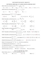 Đề cương ôn tập toán 10 học kì 1 có đáp án 