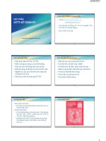 Slide bài giảng môn hệ thống thông tin kế toán chương 1
