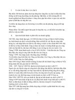 DOANH NGHIÊP CƠ CẤU TỔ CHỨC THEO VỊ TRÍ ĐỊA LÍ , LÃNH THỔ TẬP ĐOÀN VIỄN THÔNG QUÂN ĐỘI  VIETTEL