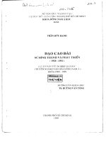 Đạo cao đài sự hình thành và phát triển 1920 1934 