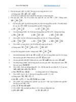 Bài tập hình học nâng cao môn toán lớp 10 