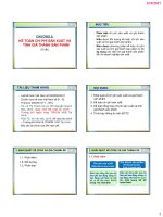 Slide bài giảng môn Kế toán tài chính 1 (Trường đại học ngân hàng TP HCM)