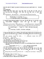 Đề ôn tập HK2 tiếng anh lớp 9 hay nhất 