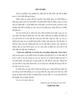 Đồ án tốt nghiệpTính toán thiết kế và mô hình hóa mô phỏng động học robot kuka 