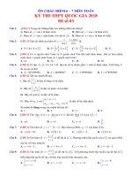 Đề số 03 ôn chắc điểm 67 môn toán năm 2018 
