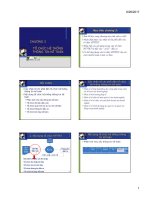 Slide bài giảng môn hệ thống thông tin kế toán chương 3 Phần 1