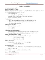 Chuyên đề số phức môn toán lớp 12 