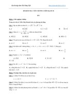 Đề kiểm tra 1 tiết chương 2 môn đại số lớp 10 