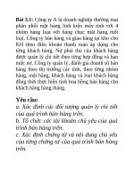Bài tập môn môn hệ thống thông tin kế toán