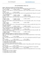 Bài tập hình học nâng cao môn toán lớp 11 