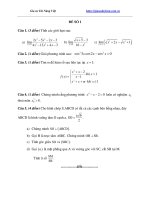 Đề thi giữa kì 2 môn toán lớp 11 