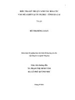 Khóa luận tốt nghiệp được đệ trình để đáp ứng yêu cầu   cấp bằng kỹ sư ngành Nông học   