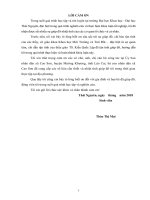 Đánh giá tình hình thực hiện tiêu chí môi trường và an toàn thực phẩm trong xây dựng nông thôn mới tại xã cao sơn huyện mường khương tỉnh lào cai