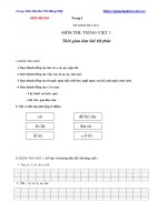 10 bộ đề thi tiếng việt lớp 1 