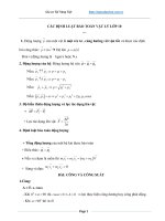 Bài tập định luật bảo toàn hay vật lý lớp 10 